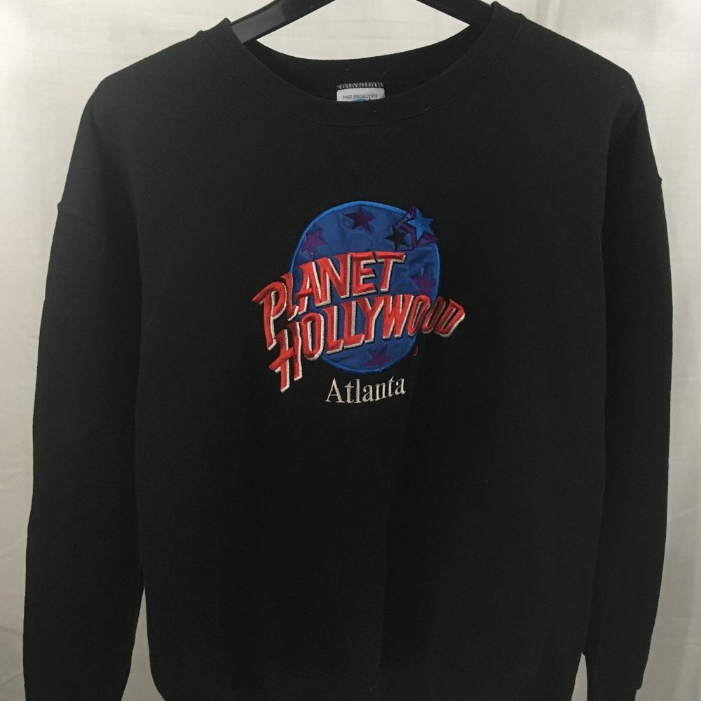 * Planet Hollywood Atlanta Mens XL Black Sweatshirt